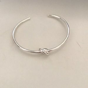 Stella & Dot silver knot cuff